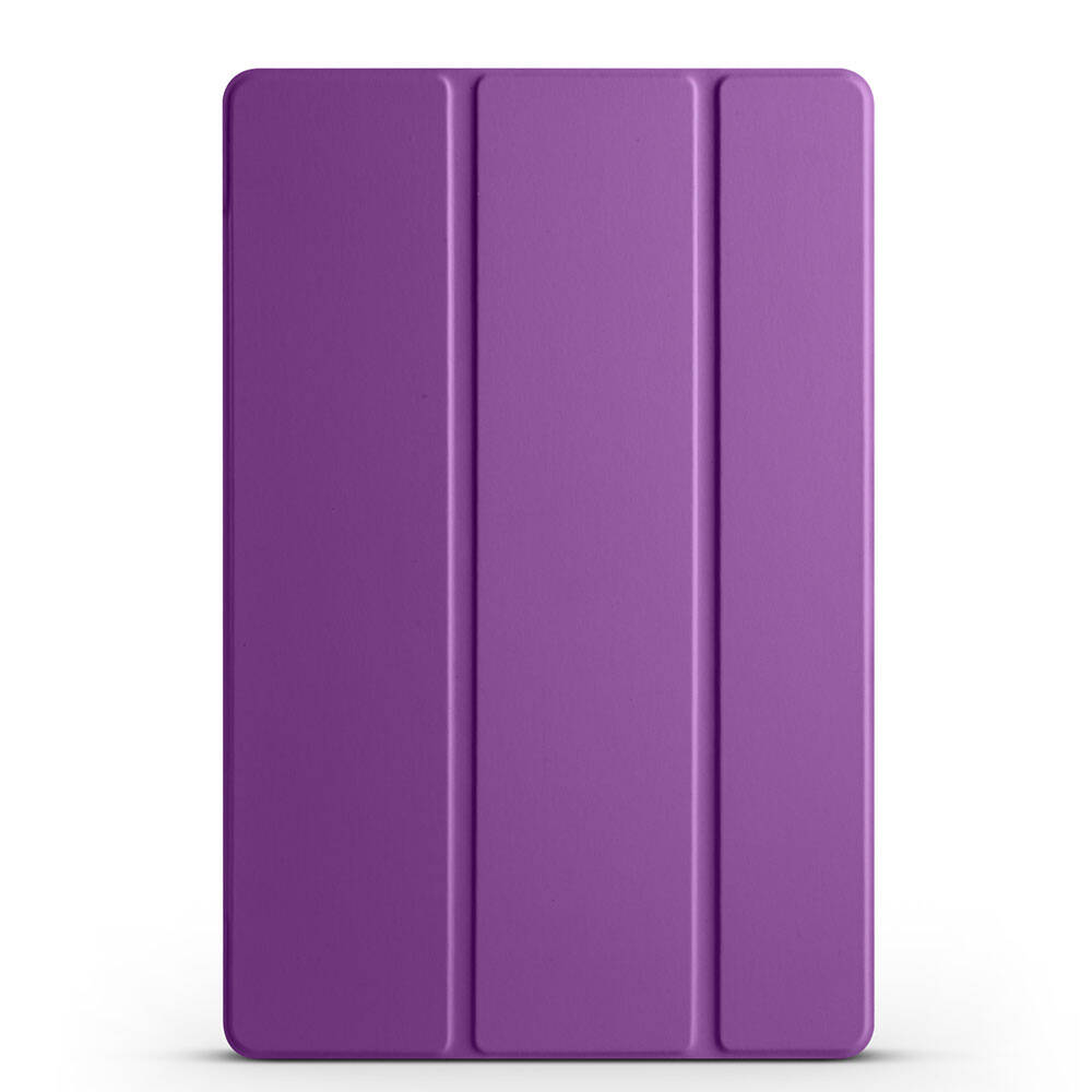 Galaxy Tab A9 Plus Zore Smart Cover Standlı 1-1 Kılıf Mor