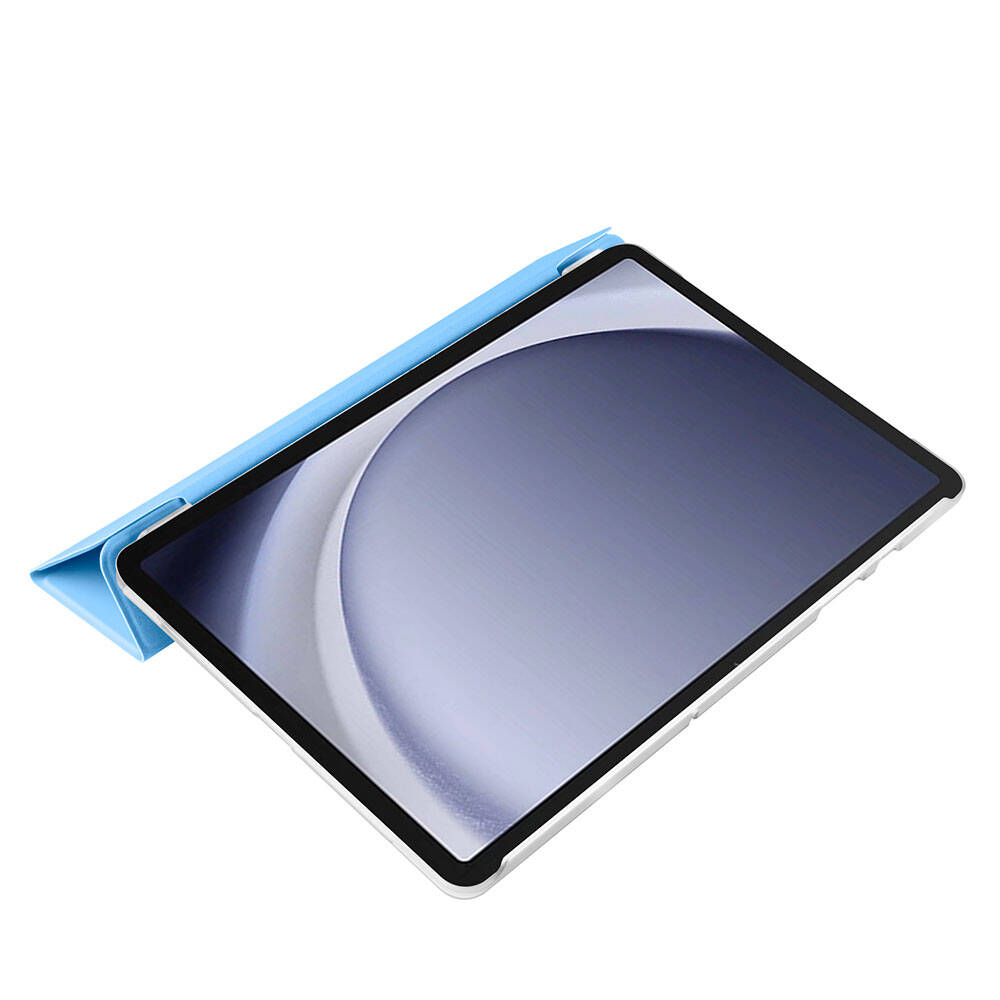 Galaxy Tab A9 Plus Zore Smart Cover Standlı 1-1 Kılıf Siyah