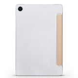Galaxy Tab A9 Plus Zore Smart Cover Standlı 1-1 Kılıf Pembe Koyu
