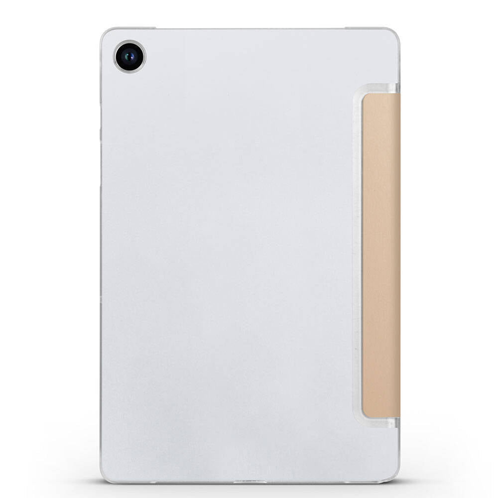 Galaxy Tab A9 Plus Zore Smart Cover Standlı 1-1 Kılıf Gold