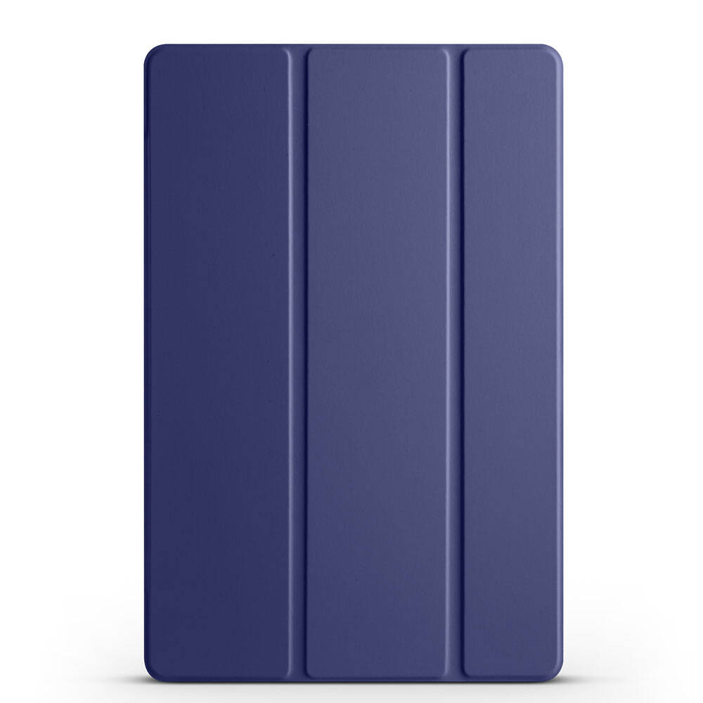 Galaxy Tab A9 Plus Zore Smart Cover Standlı 1-1 Kılıf Lacivert