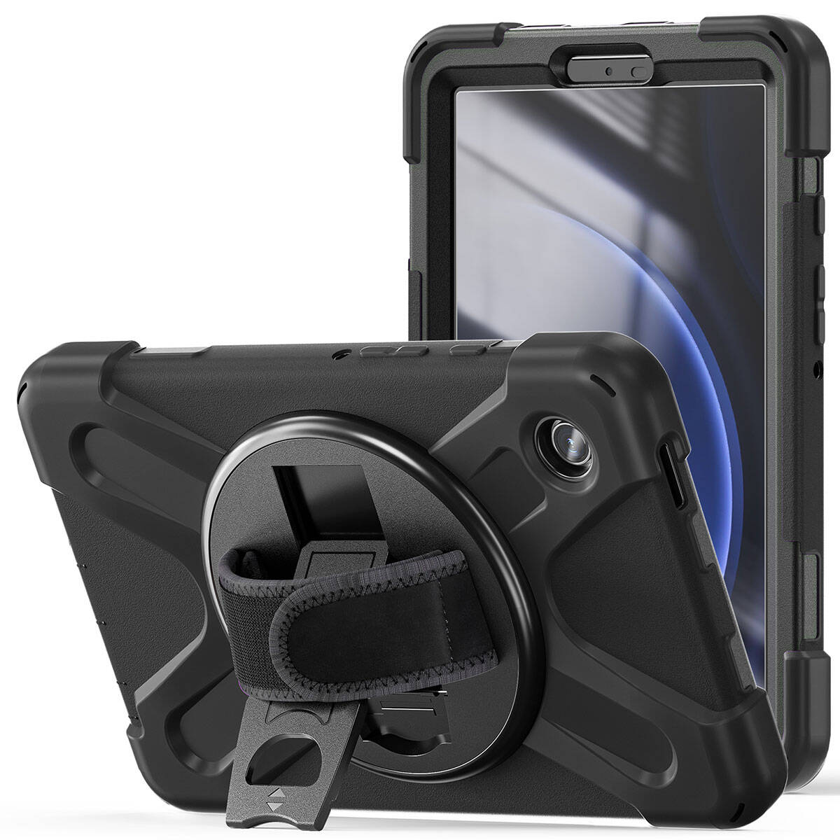 Galaxy Tab A9 Zore Defender Tablet Silikon Siyah