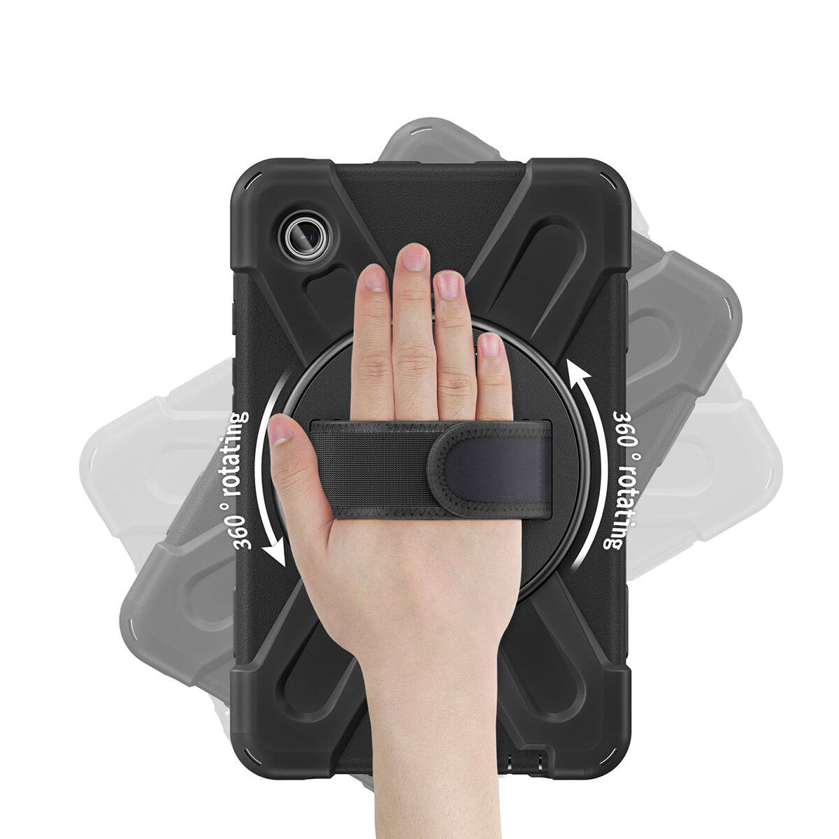 Galaxy Tab A9 Zore Defender Tablet Silikon Siyah