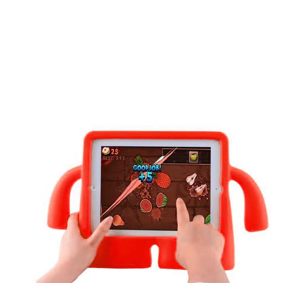 Galaxy Tab A9 Zore iBuy Standlı Tablet Kılıf Kırmızı