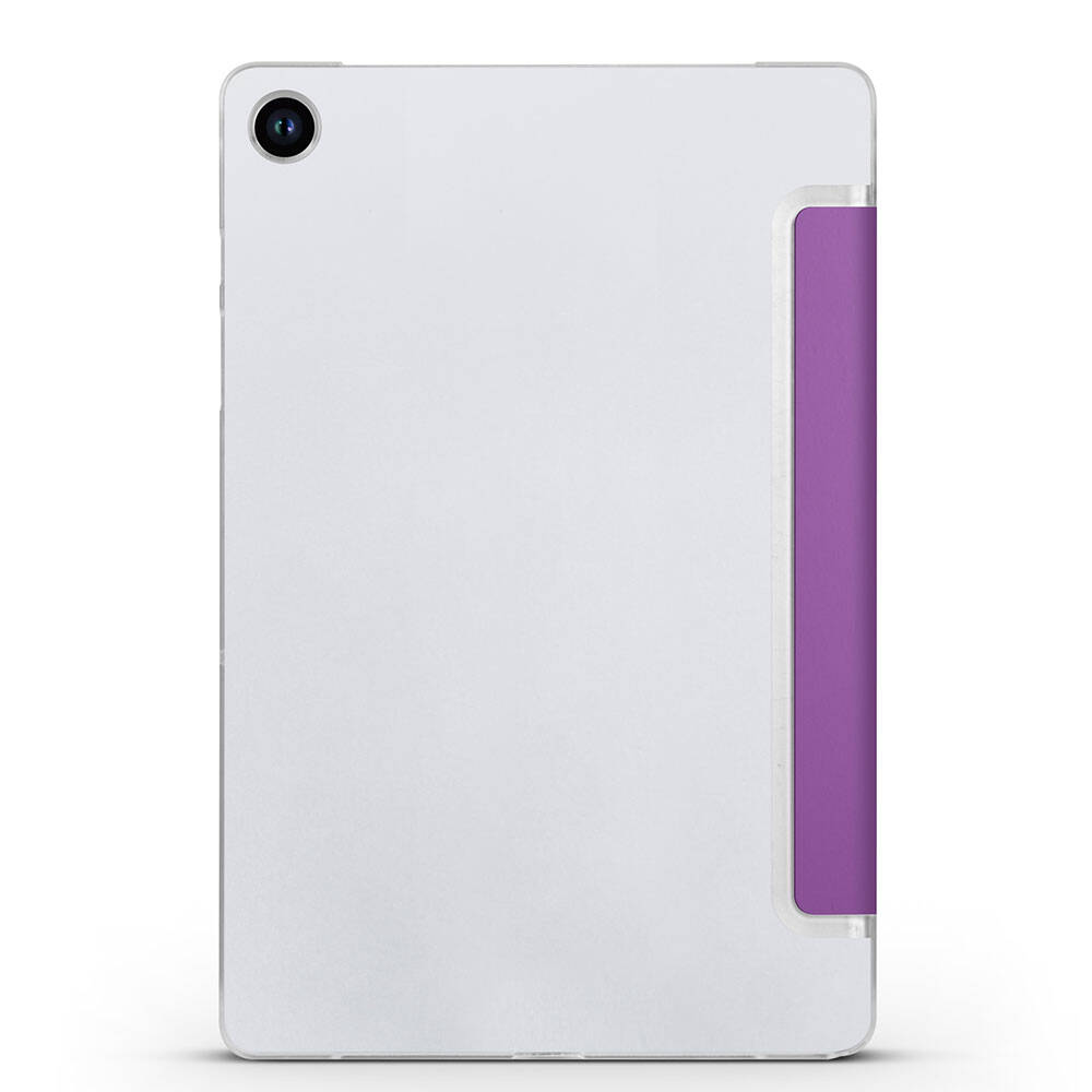 Galaxy Tab A9 Zore Smart Cover Standlı 1-1 Kılıf Mor