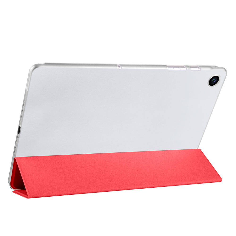 Galaxy Tab A9 Zore Smart Cover Standlı 1-1 Kılıf Rose Gold