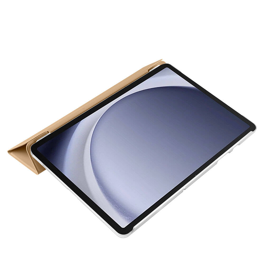 Galaxy Tab A9 Zore Smart Cover Standlı 1-1 Kılıf Rose Gold