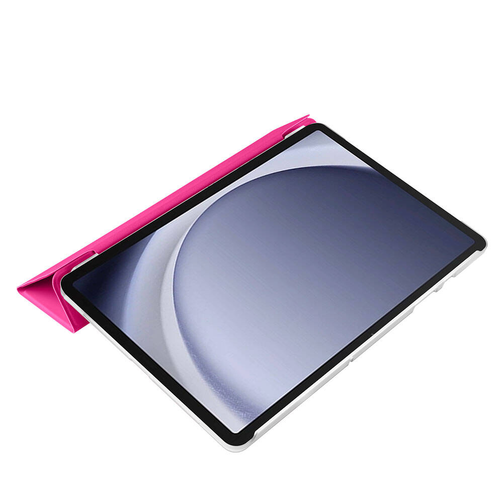 Galaxy Tab A9 Zore Smart Cover Standlı 1-1 Kılıf Kırmızı