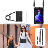 Galaxy Tab Active 3 T577 Zore Defender Tablet Silikon Siyah