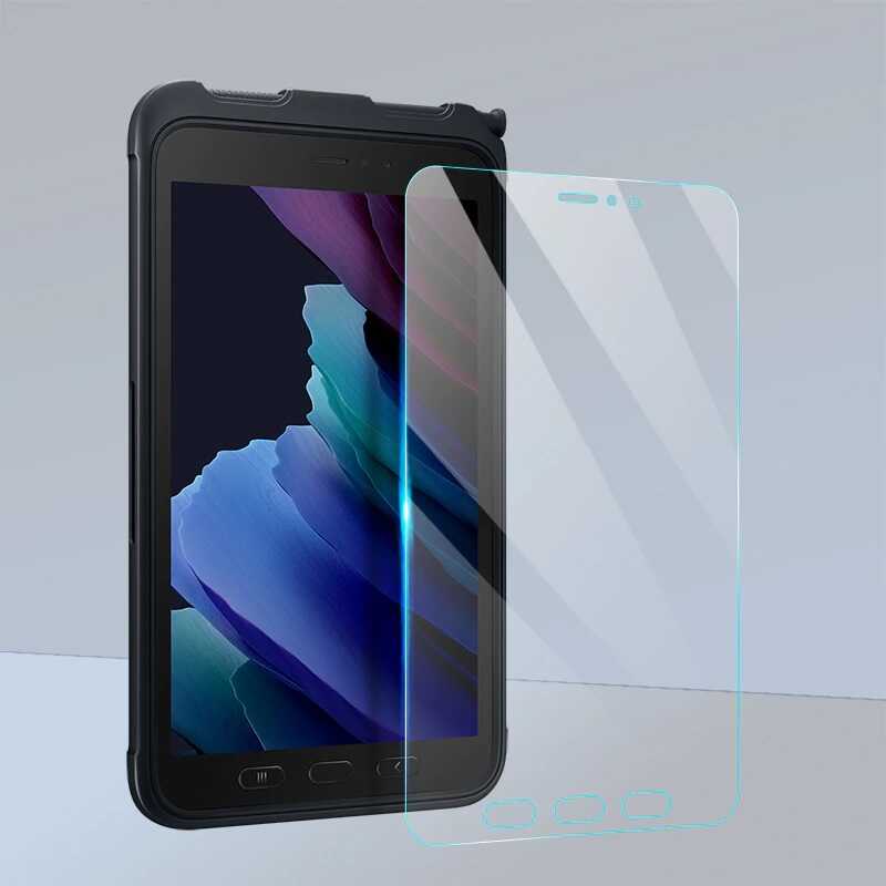 Galaxy Tab Active 3 T577 Zore Tablet Temperli Cam Ekran Koruyucu Renksiz