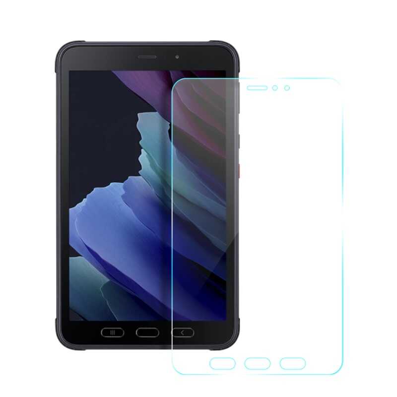 Galaxy Tab Active 3 T577 Zore Tablet Temperli Cam Ekran Koruyucu Renksiz
