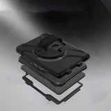 Galaxy Tab Active Pro 10.1 T540 Zore Defender Tablet Silikon Siyah