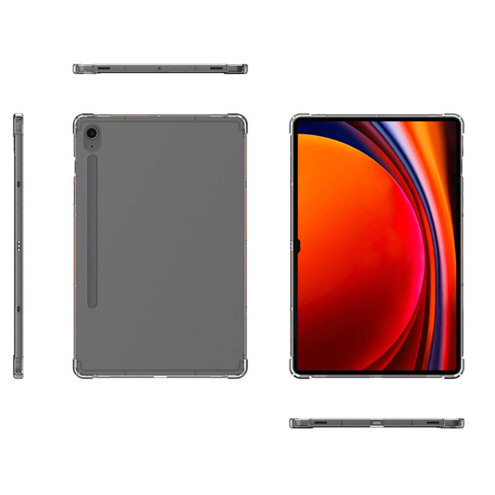 Galaxy Tab S10 FE Kılıf Zore Tablet Nitro Anti Shock Silikon Kapak Renksiz