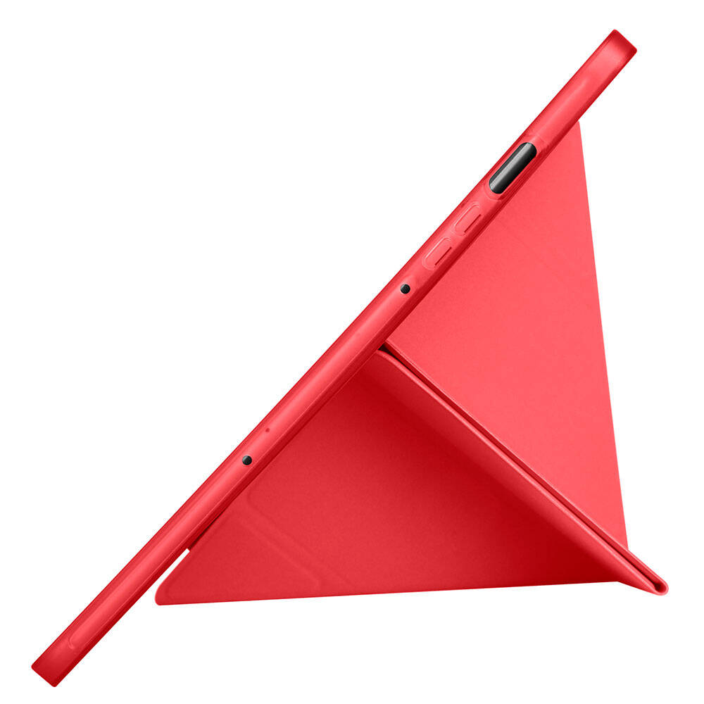 Galaxy Tab S10 FE Kılıf Zore Tri Folding Kalem Bölmeli Standlı Kılıf Siyah