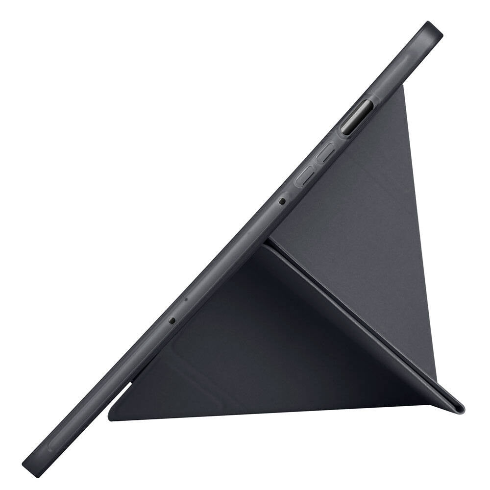 Galaxy Tab S10 FE Kılıf Zore Tri Folding Kalem Bölmeli Standlı Kılıf Siyah