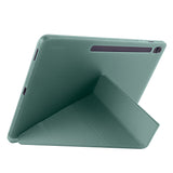 Galaxy Tab S10 FE Plus Kılıf Zore Tri Folding Kalem Bölmeli Standlı Kılıf Lacivert