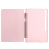 Galaxy Tab S10 FE Plus Kılıf Zore Tri Folding Kalem Bölmeli Standlı Kılıf Koyu Yeşil
