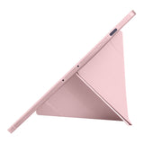 Galaxy Tab S10 FE Plus Kılıf Zore Tri Folding Kalem Bölmeli Standlı Kılıf Koyu Yeşil
