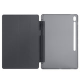 Galaxy Tab S10 FE Plus Kılıf Zore Tri Folding Kalem Bölmeli Standlı Kılıf Lila