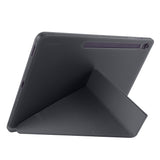 Galaxy Tab S10 FE Plus Kılıf Zore Tri Folding Kalem Bölmeli Standlı Kılıf Koyu Yeşil