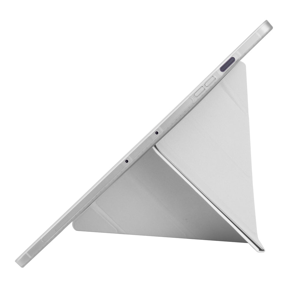 Galaxy Tab S10 FE Plus Kılıf Zore Tri Folding Kalem Bölmeli Standlı Kılıf Lila