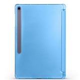 Galaxy Tab S10 FE Plus Zore Smart Cover Kalem Bölmeli Standlı 1-1 Kılıf Rose Gold