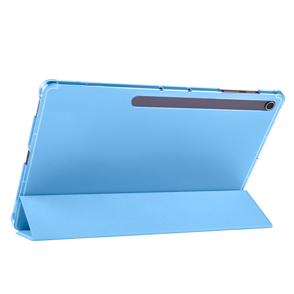 Galaxy Tab S10 FE Plus Zore Smart Cover Kalem Bölmeli Standlı 1-1 Kılıf Rose Gold