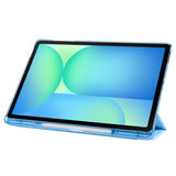 Galaxy Tab S10 FE Plus Zore Smart Cover Kalem Bölmeli Standlı 1-1 Kılıf Pembe