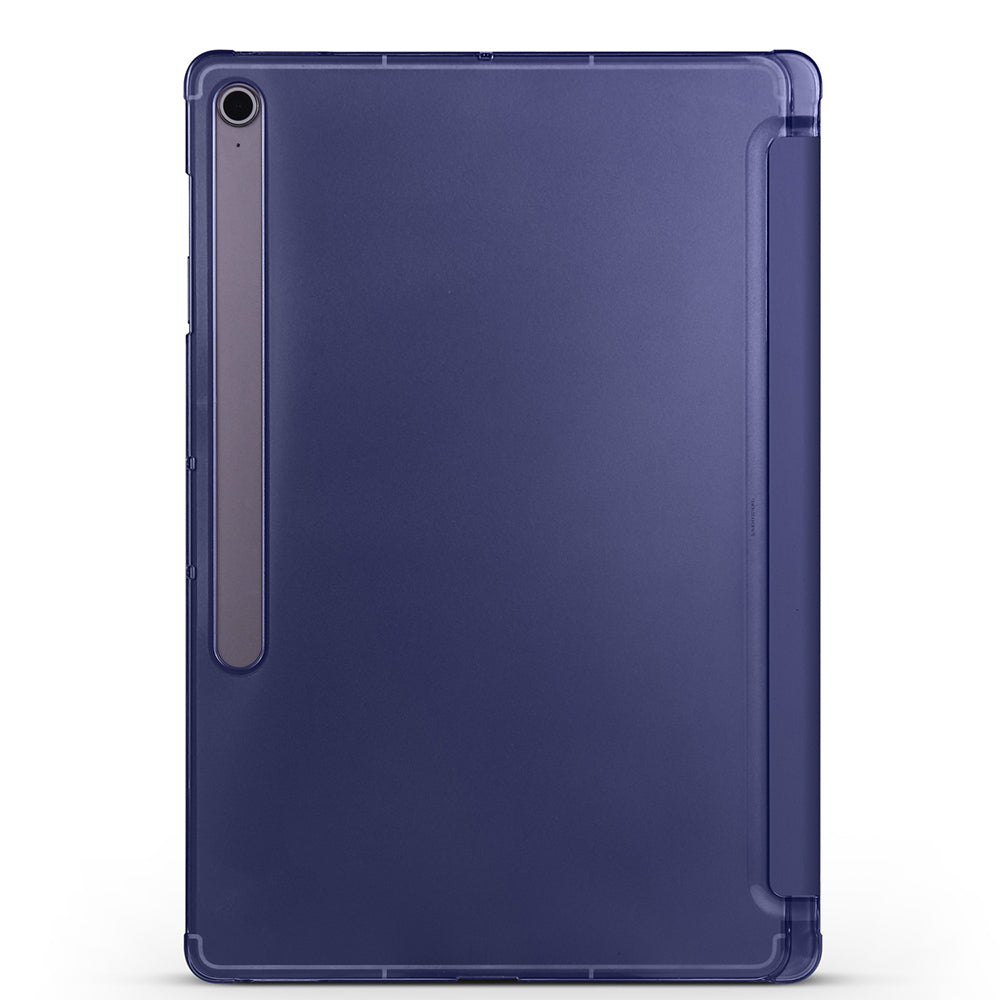 Galaxy Tab S10 FE Plus Zore Smart Cover Kalem Bölmeli Standlı 1-1 Kılıf Siyah