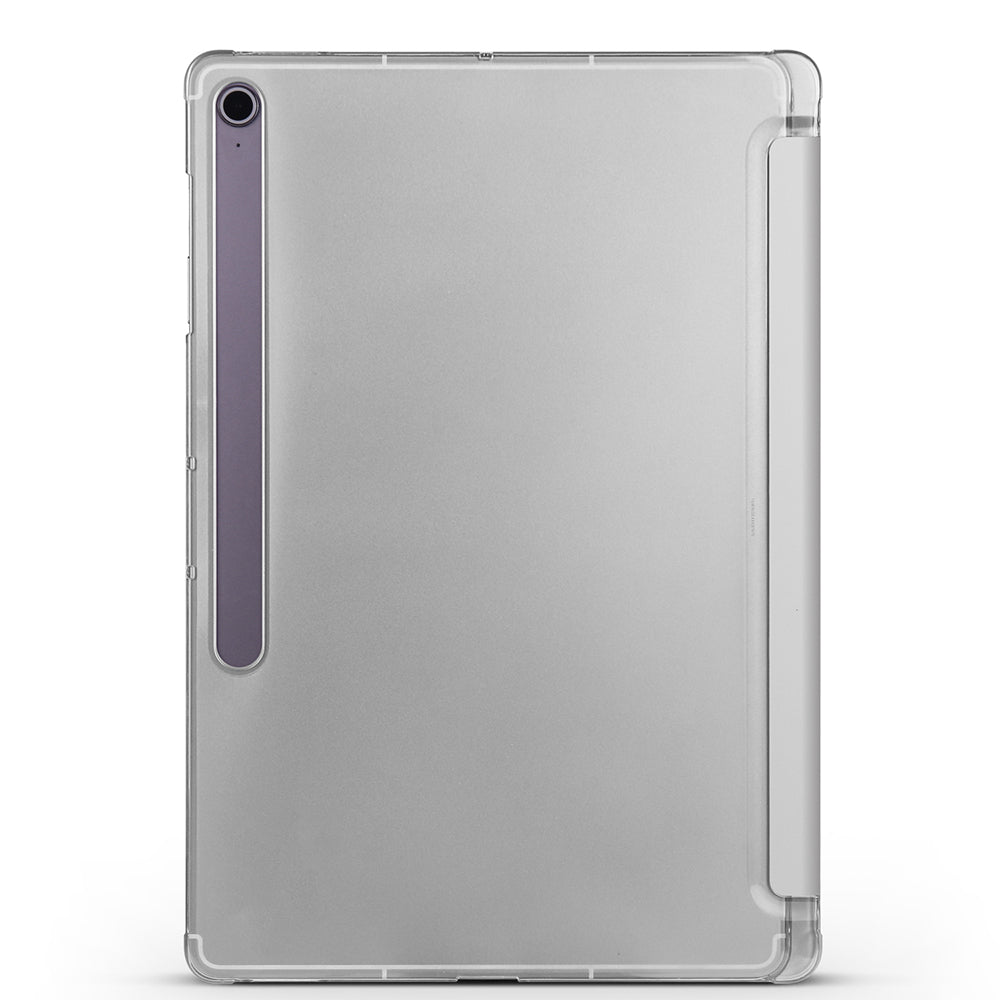Galaxy Tab S10 FE Plus Zore Smart Cover Kalem Bölmeli Standlı 1-1 Kılıf Rose Gold
