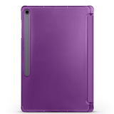 Galaxy Tab S10 FE Plus Zore Smart Cover Kalem Bölmeli Standlı 1-1 Kılıf Rose Gold