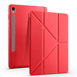 Galaxy Tab S10 Lite Kılıf Zore Tri Folding Kalem Bölmeli Standlı Kılıf Siyah