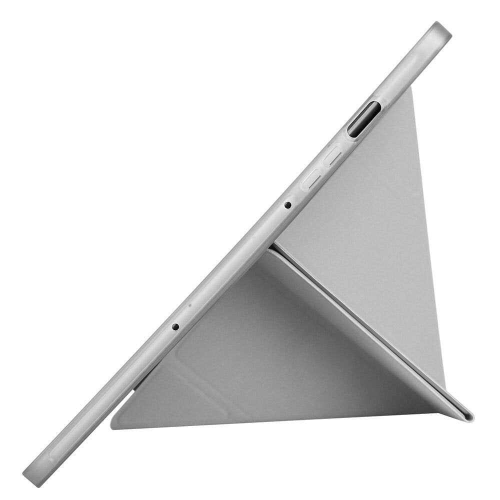 Galaxy Tab S10 Lite Kılıf Zore Tri Folding Kalem Bölmeli Standlı Kılıf Siyah