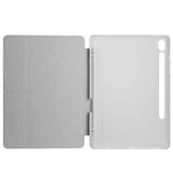 Galaxy Tab S10 Lite Kılıf Zore Tri Folding Kalem Bölmeli Standlı Kılıf Siyah