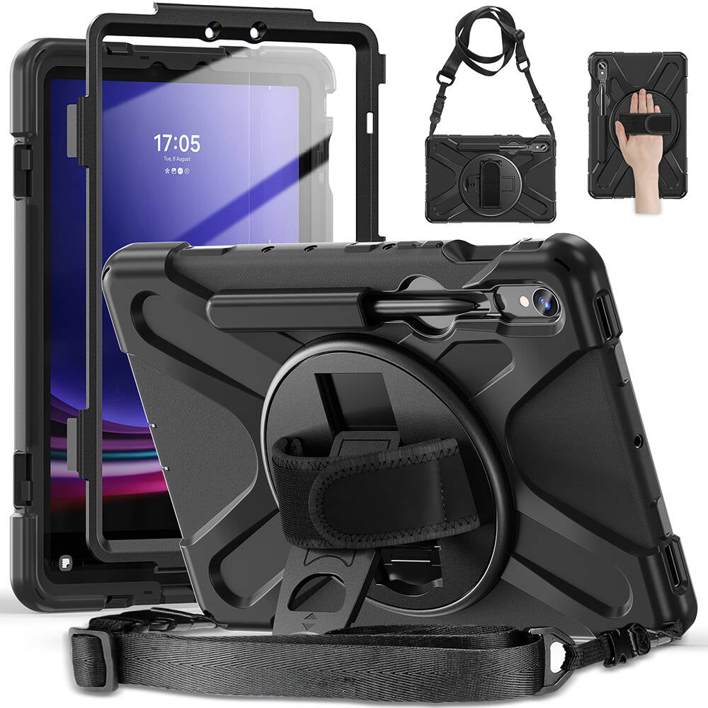 Galaxy Tab S10 Lite Zore Defender Tablet Silikon Siyah