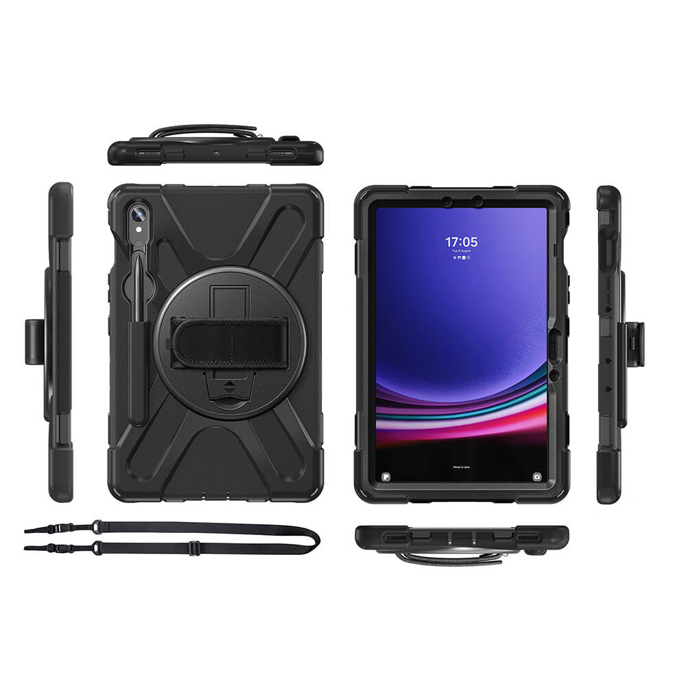 Galaxy Tab S10 Lite Zore Defender Tablet Silikon Siyah