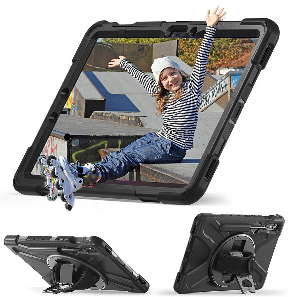 Galaxy Tab S10 Lite Zore Defender Tablet Silikon Siyah