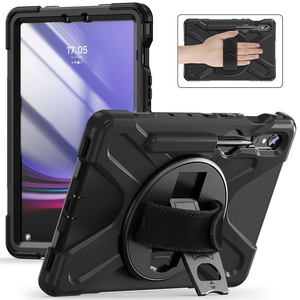 Galaxy Tab S10 Lite Zore Defender Tablet Silikon Siyah