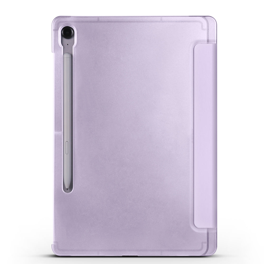 Galaxy Tab S10 Lite Zore Smart Cover Kalem Bölmeli Standlı 1-1 Kılıf Petrol Mavi
