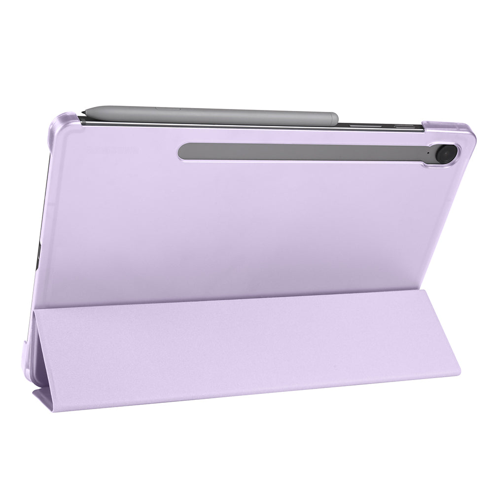 Galaxy Tab S10 Lite Zore Smart Cover Kalem Bölmeli Standlı 1-1 Kılıf Petrol Mavi
