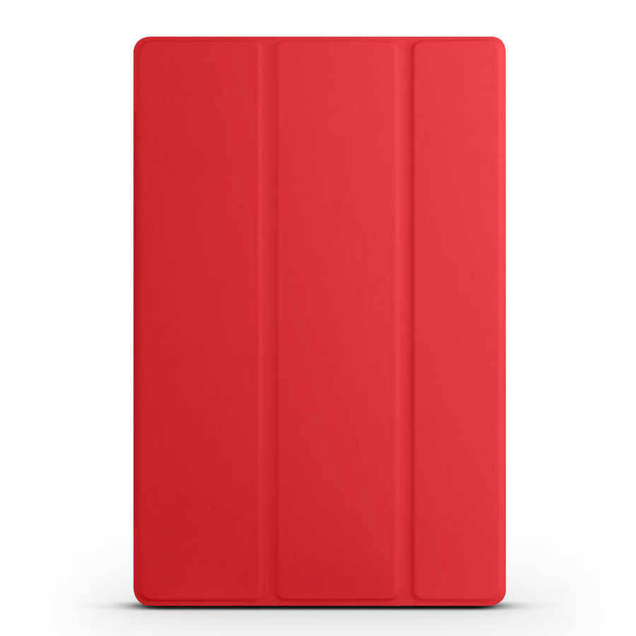Galaxy Tab S10 Lite Zore Smart Cover Standlı 1-1 Kılıf Kırmızı