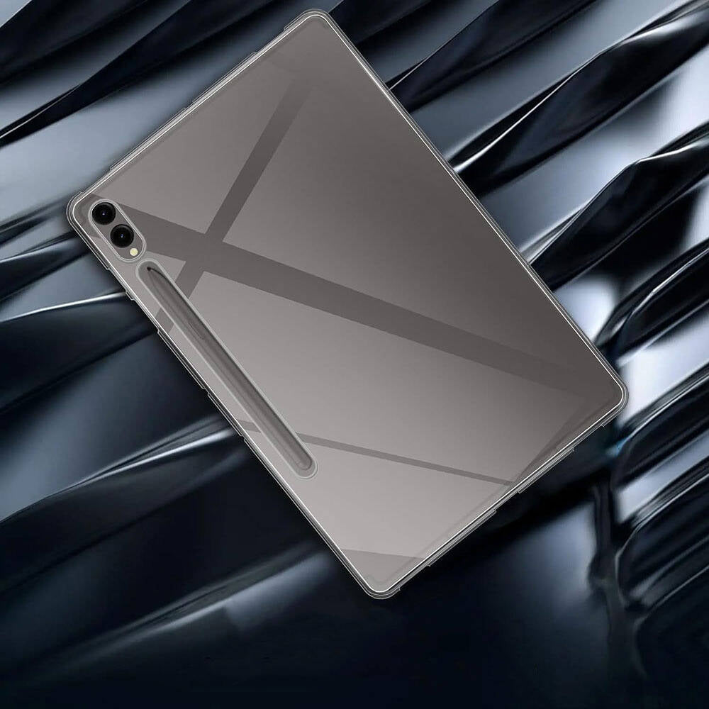 Galaxy Tab S10 Plus Kılıf Zore Tablet Süper Silikon Kapak Renksiz