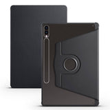 Galaxy Tab S10 Plus Kılıf Zore Termik Kalem Bölmeli Dönebilen Standlı Kılıf Lavendery Gray