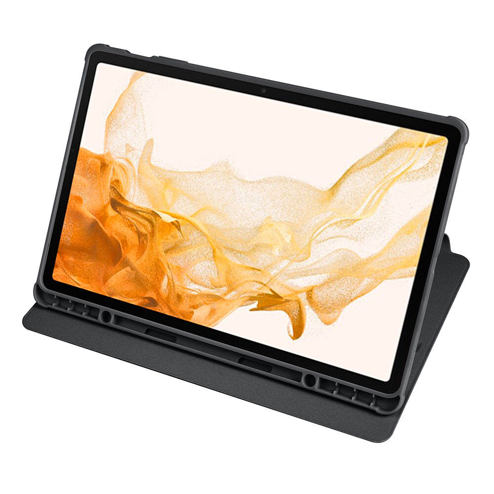 Galaxy Tab S10 Plus Kılıf Zore Termik Kalem Bölmeli Dönebilen Standlı Kılıf Açık Yeşil