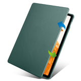 Galaxy Tab S10 Plus Kılıf Zore Termik Kalem Bölmeli Dönebilen Standlı Kılıf Lavendery Gray