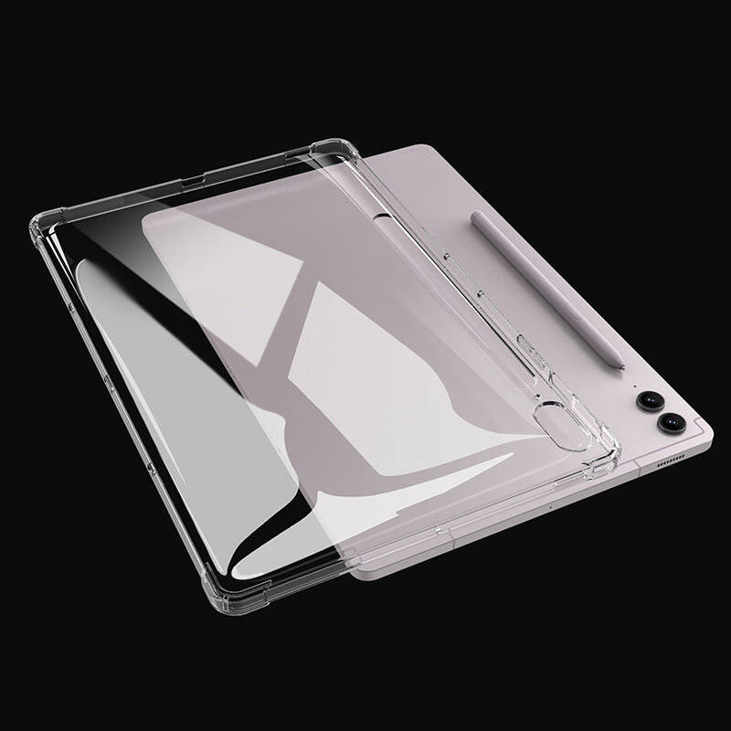 Galaxy Tab S10 Ultra Kılıf Zore Tablet Nitro Anti Shock Silikon Kapak Renksiz