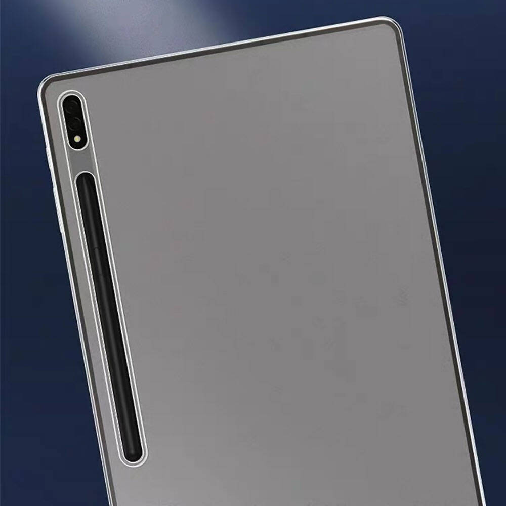 Galaxy Tab S10 Ultra Kılıf Zore Tablet Süper Silikon Kapak Renksiz