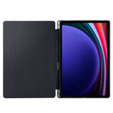 Galaxy Tab S10 Ultra Kılıf Zore Tri Folding Kalem Bölmeli Standlı Kılıf Rose Gold