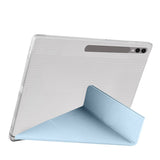 Galaxy Tab S10 Ultra Kılıf Zore Tri Folding Kalem Bölmeli Standlı Kılıf Siyah