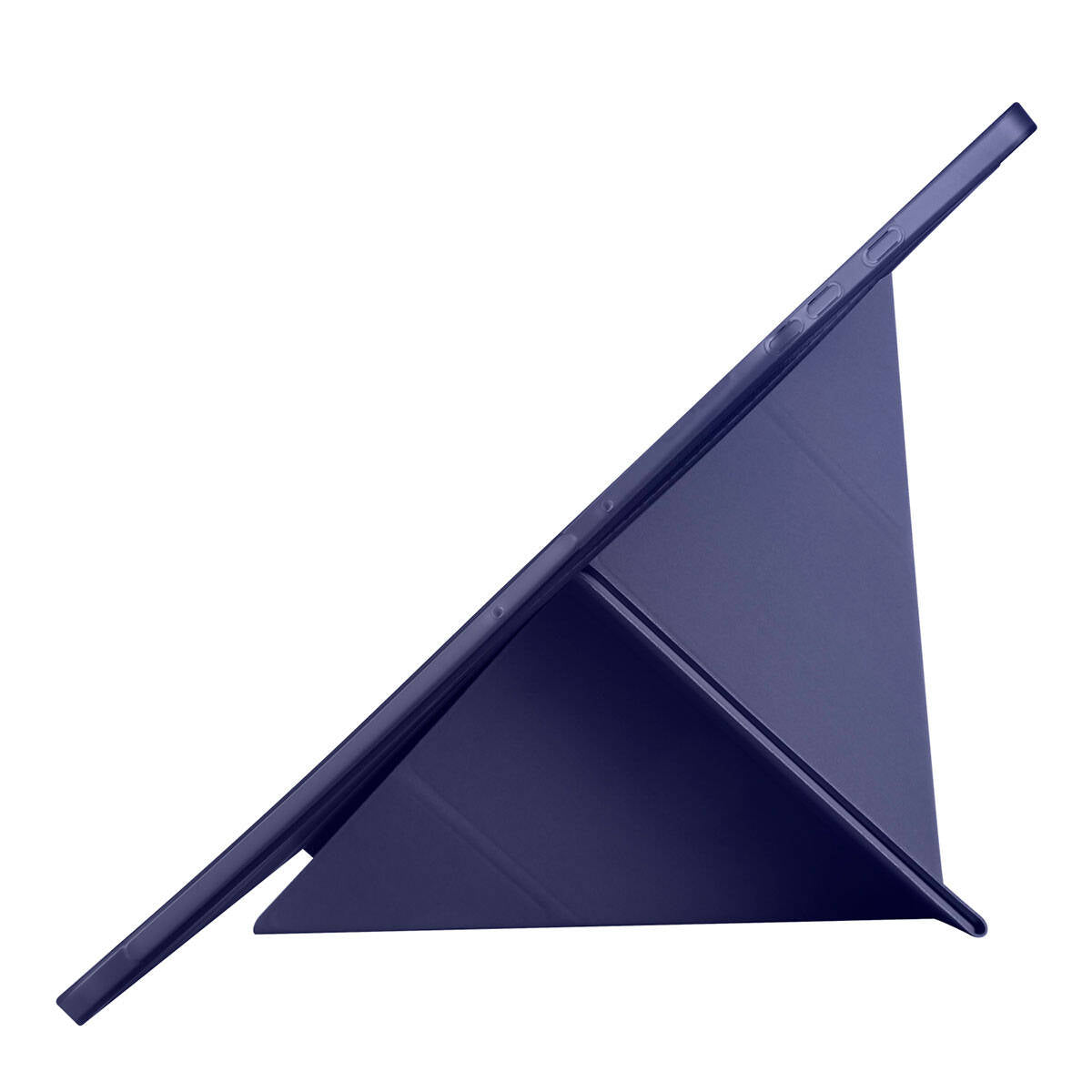 Galaxy Tab S10 Ultra Kılıf Zore Tri Folding Kalem Bölmeli Standlı Kılıf Siyah